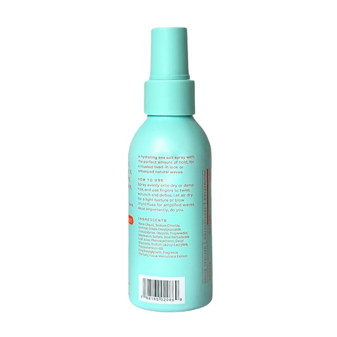 Barb Sea Salt Spray for Hair - Texturizing Beach Wave Spray for Thin and Thick Hair - Soft Matte Finish, Light Hold - Original Scent - 4 oz