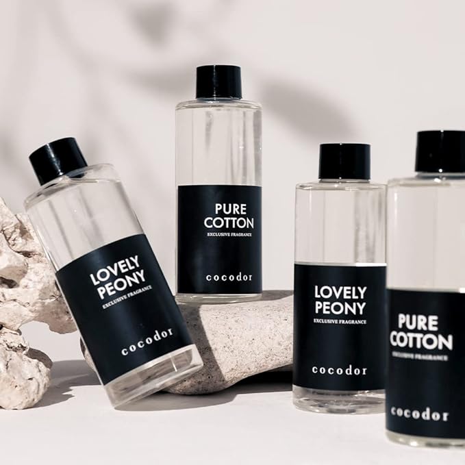 COCODOR Reed Diffuser Oil Refill/Lovely Peony /6.7oz / 1 Pack/Aromatherapy, Home Fragrance, Scented Oils, Oils for Reed Diffuser, Bathroom Home Decor