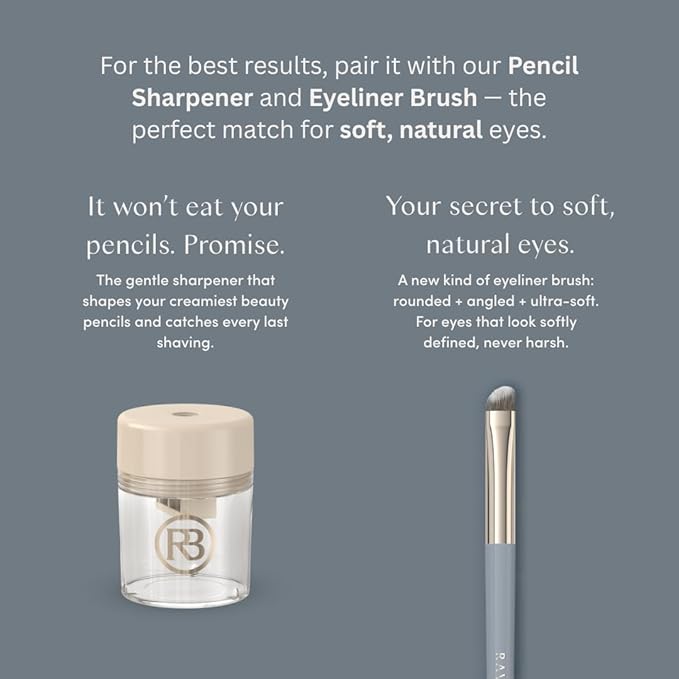 Ravie Beauty Soft Definition Longwear Eyeliner Pencil – Soft, Blendable, Waterproof & Smudge-Resistant Eye Liner for Everyday Natural Look – Vegan, Cruelty-Free, Clean Formula (Drift)