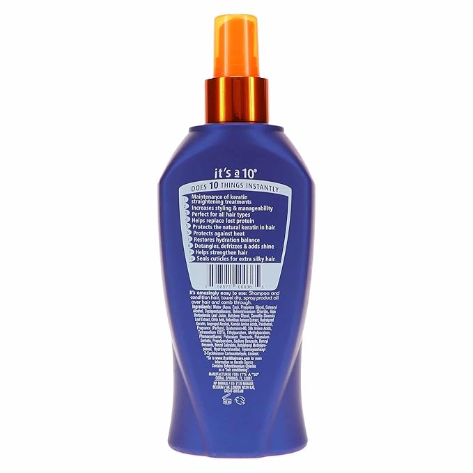 It's a 10 Haircare Miracle Leave-In Conditioner Spray w/Keratin - 10 oz. - 3ct