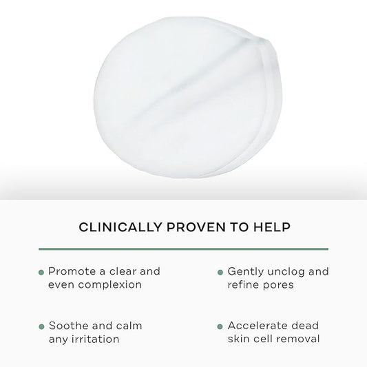 Replenix Gly-Sal Clarifying Acne Pads, 60 Count, Medical-Grade Glycolic Acid & 2% Salicylic Acid Exfoliating Pads for Acne-Prone Skin, Help Clear Blemishes & Refine Pores, Non-Oily