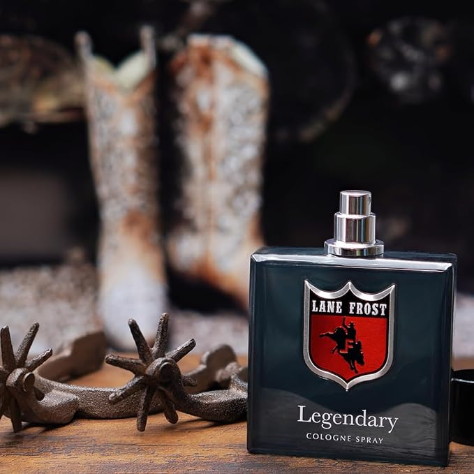 Lane Frost Legendary Cologne for Men - Orignal Western Scent for the Authentic Cowboy - Woodsy and Masculine Fragrance Spray - Long-Lasting Manly Cologne with Cedarwood and Musk Notes