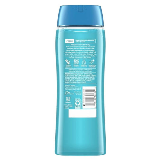 Suave Moisturizing Body Wash, with Ocean Breeze Scent and Vitamin E Extract, No Parabens, No Phtahaltes, 18 Oz Pack of 6