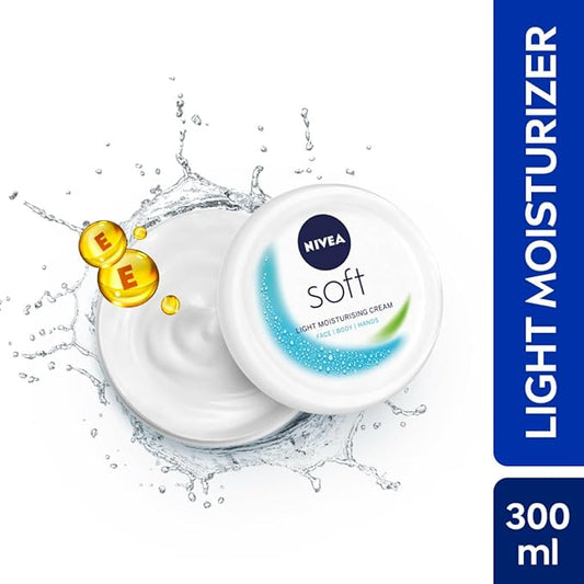 NIVEA Soft Light Moisturising Cream, 300ml
