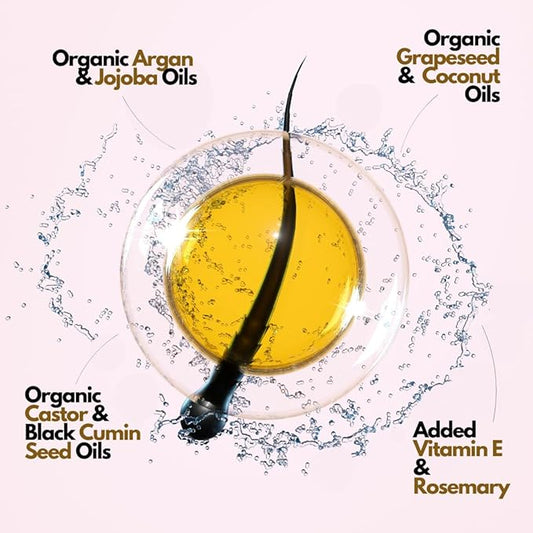 Men's Classic Beard Oil Made in Canada featuring Coconut Oil, Argan Oil, Jojoba Oil, Castor Oil, Grapeseed Oil + Vitamin E. (ORGANIC)