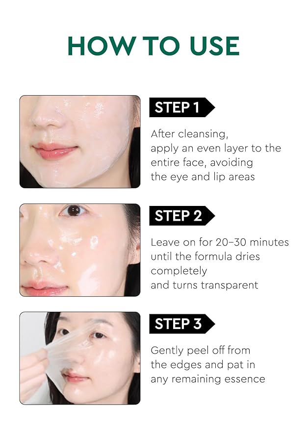 Bewants Seaweed PDRN Peel-Off Wrapping Jelly Mask (3.38 fl oz) – Includes Spatula & Headband | AHA, BHA & Niacinamide Facial Mask | Pore-Minimizing, Smooth-Texture Skin | 1 Pack
