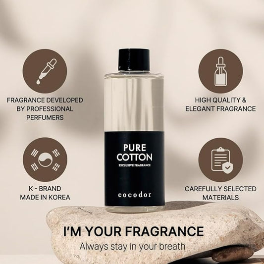 COCODOR Reed Diffuser Oil Refill/Rose Perfume/6.7oz(200ml)/1 Pack/Aroma Therapy, Home Fragrance, Scented Oils, Oils for Reed Diffuser, Office Décor, Decoration