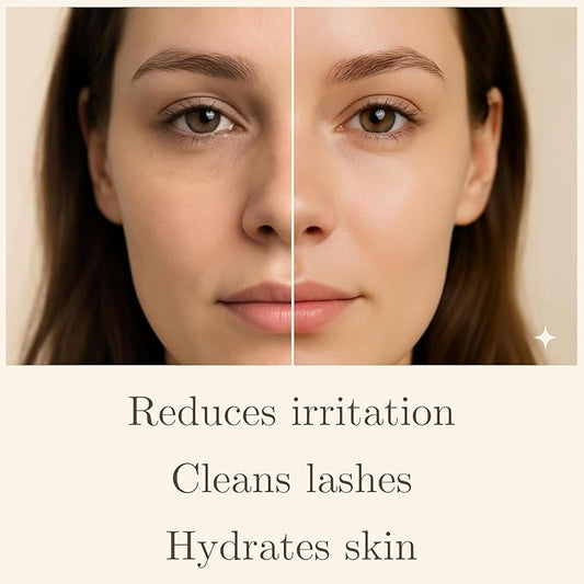 DERMORE Eyelid Cleansing Wipes | Tea Tree Eyelid Wipes | Premium Care for Dry & Itchy Skin | Individually Wrapped Refreshing & Daily Hygiene Wipe | Preservative-Free with Chamomile and Aloe - 100 Pcs