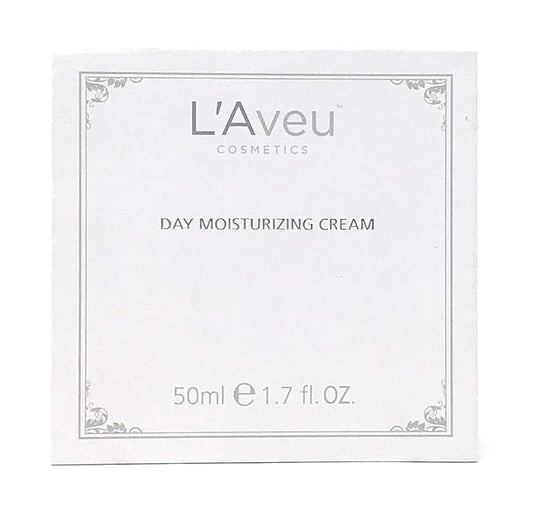 L'Aveu Day Moisturizing Cream - Anti-Aging Face Moisturizer with Dead Sea Salt & Water - Natural Hydrating Beauty Formula for Glowing Skin with Vitamin E, Jojoba, Olive Oil & Aloe Vera - 1.7 fl oz