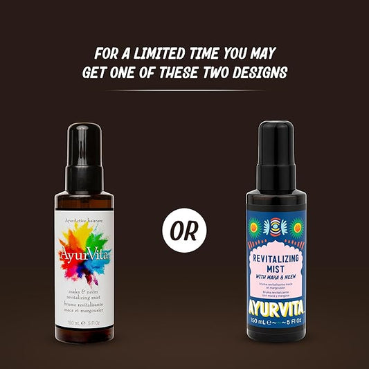 Hair Mist – Revitalizing & Volumizing Hair Care Mist – Frizz Control Detangling Heat Protectant Spray – Maka For Hair Growth - Neem To Prevent Dryness & Dandruff - 5 fl oz