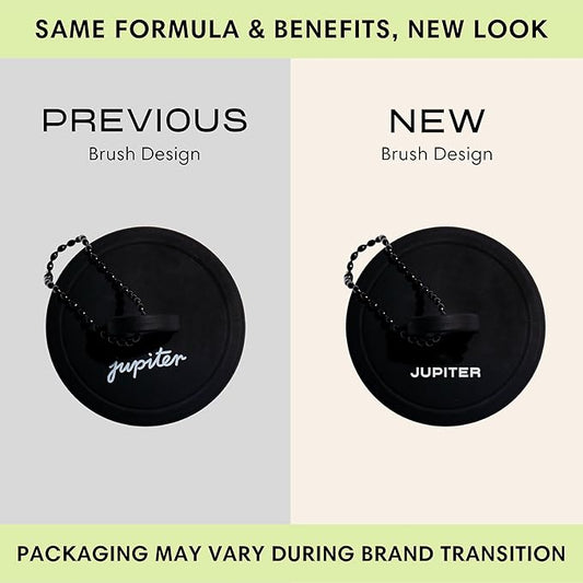 Jupiter Scalp Exfoliator - Scalp Massager Tool for Wet & Dry Hair - Ergonomic Detangler Brush - Dandruff Comb & Scrub to Remove Dandruff & Buildup and Support Circulation - 2 Pack, Black