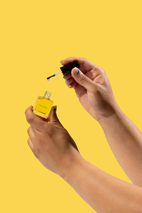 Twinkled T Nail Honey - Organic Nail Strengthening Treatment for Growth, Strength, & Moisture Nail Care Blend Cuticle Oil (Bottle)