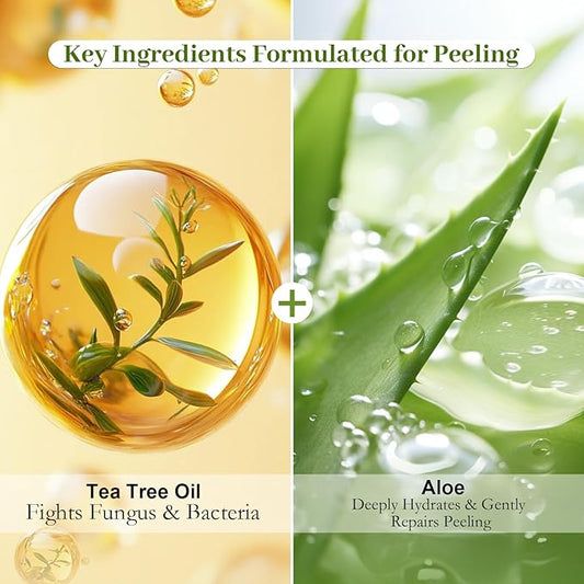 Foot Peeling Mask Exfoliant for Peeling Off Calluses, Natural Exfoliator for Dry Dead Skin, Callus, Repair Rough Heels Soft Smooth Touch