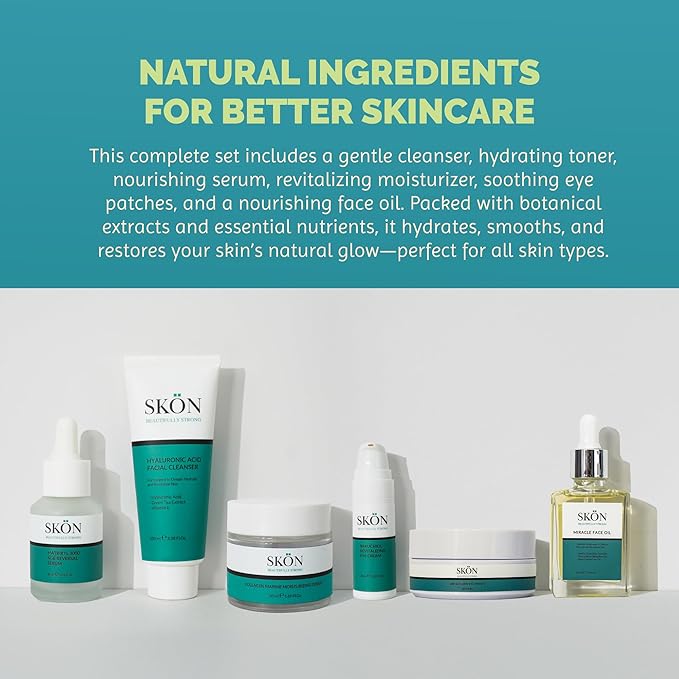 Skön Miracle Face Oil – 30ml Fast Absorbing Natural Serum with 22 Plant-Based Oils | Vegan Botanical Facial Oil for Glowing, Dewy & Smooth Skin | Lightweight Daily Moisturizer & Hydrating Face Serum