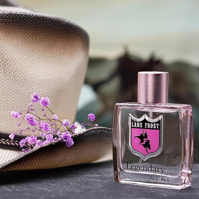 Lane Frost Legendary For Her Perfume - Western-Inspired Women’s Fragrance with Plum, Vanilla, and Amber - Long Lasting Feminine Perfume Spray - Modern Floral Scent for the Confident Cowgirl