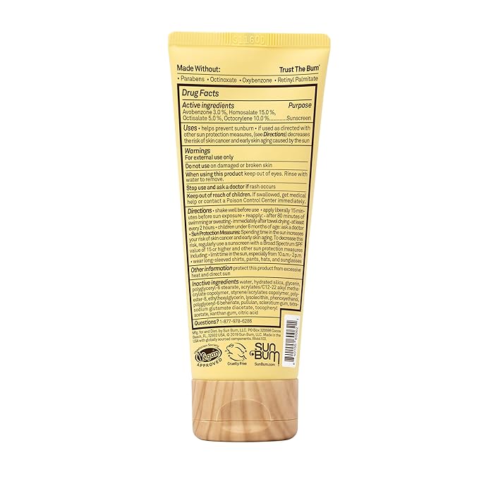 Sun Bum Original SPF 70 Sunscreen Face Lotion - Broad Spectrum Moisturizing Facial Sunscreen with Vitamin E - Fragrance Free - Travel Size - 3 oz