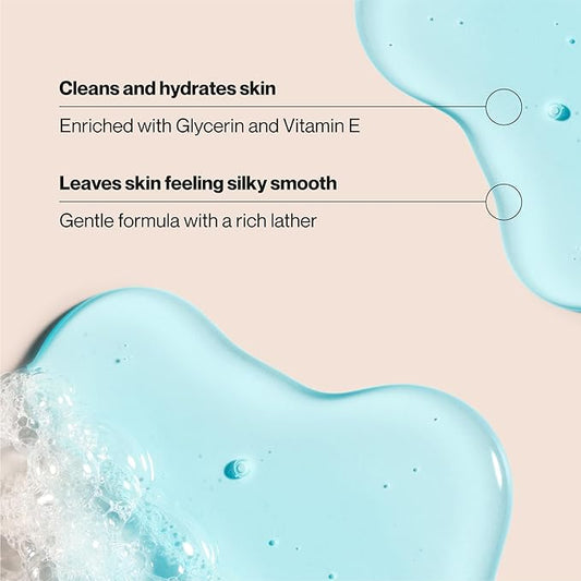 Suave Moisturizing Body Wash, with Ocean Breeze Scent and Vitamin E Extract, No Parabens, No Phtahaltes, 18 Oz Pack of 6