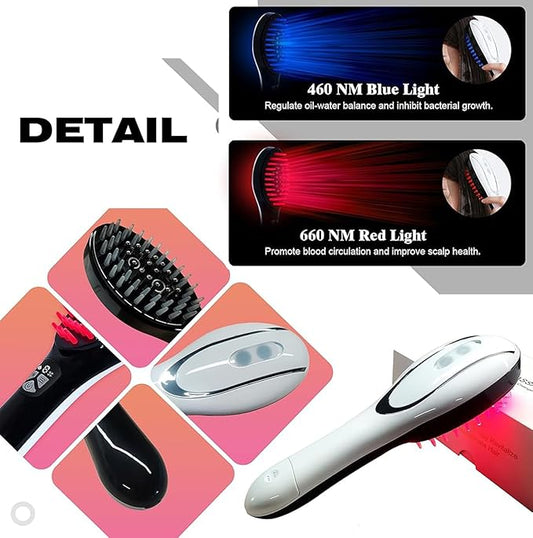 4-in-1 Scalp Massager Comb - Hair Oil Applicator & Scalp Scrubber, Portable for Home & Travel Use, Ideal for Women’s Hair Care