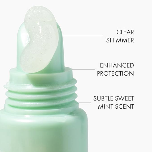ESW Beauty Frosted Mint Smoothie Shimmer Lip Treatment – Cool Mint & Vanilla with Shea Butter & Vitamin E for Refreshing Moisture & Lip Defense