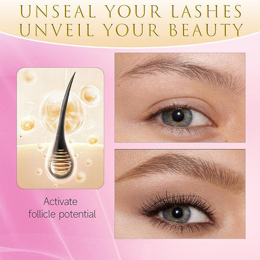 Eyelash Growth Serum - Natural Lash Enhancer with 15 Botanical Extracts - Advanced Lash Formula for Longer, Thicker, Fuller Looking Lashes - Oil-Free, Hypoallergenic & Gentle - 3ml