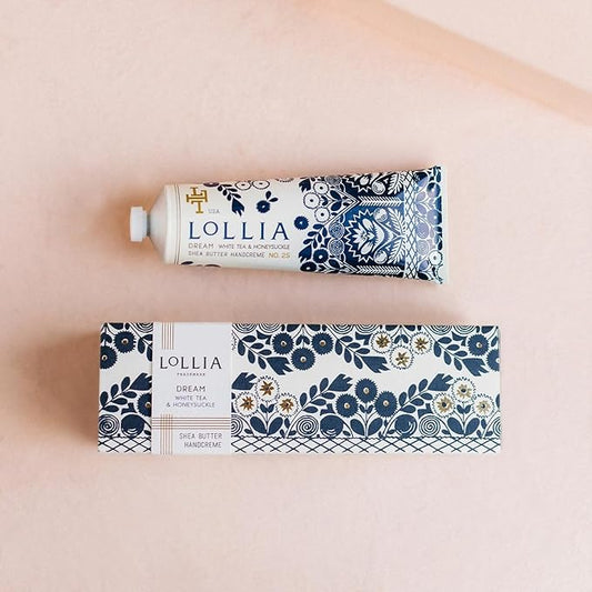 LOLLIA Dream Handcreme | Fragrant, Moisturizing Coveted Hand Lotion | Lightweight and Quick Absorbing | Finest Ingredients Including Shea Butter | 4 oz / 113 g