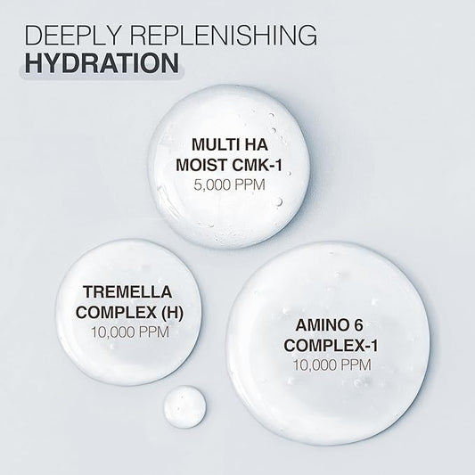 POESIA Hydro Hyaluronic Ampoule Serum – 3-Layer Hyaluronic Acid Complex for Deep Hydration | 48ml | Korean Glass Skin Glow | Clinically Proven +282% Moisture | Clean & Vegan Skincare