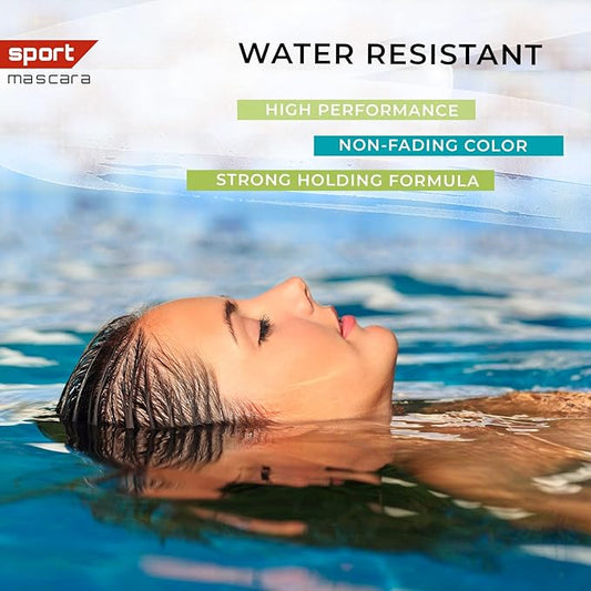 Sports Cosmetics Mascara for Women – Long-Lasting Eyelash Colorant – Sweatproof, Smudge-Resistant – Natural Look Formula (Brown)