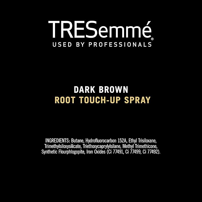 TRESemmé Root Touch-Up Temporary Hair Color Dark Brown Hair Ammonia-free, Peroxide-free Root Cover Up Spray 2.5 oz (Pack of 2)
