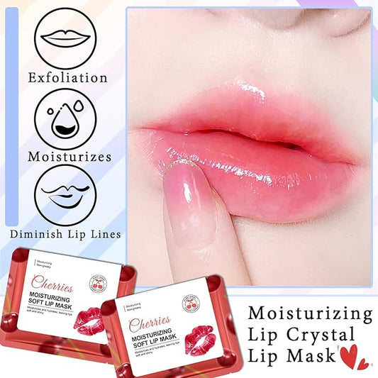 30PCS Moisturizing Lip Masks Set, Overnight Bulk Lip Patches, Long-lasting Hydrating Sleeping Lip Plumping Masks for Women 01