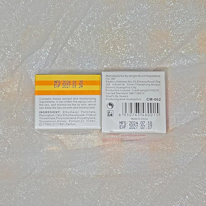 1 Pack Fruit Lip Balm, Moisturizing & Smoothing Lip, Hydrate Repair Prevent Dry Cracked Lip Sleeping Lip Mask, Effective Reduces Lip Lines Lip Care (Honey)