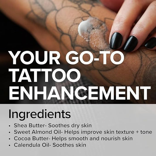 Tattoo Aftercare Kit – Tattoo Balm & Tattoo Foam Soap Cleanser – Tattoo Care for New Tattoos, Tattoo Moisturizer for Old Ink, Vegan, Fragrance-Free, Clean Ingredients