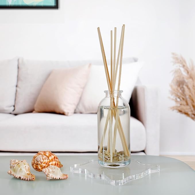 Urban Naturals Lavender Sandalwood Essential Oil Reed Diffuser Set with Natural Bamboo Reeds Sticks | Aromatic Lavender, Golden Amber & Woods | Vegan. Made in The USA