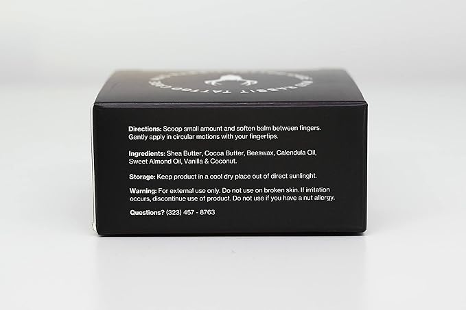 Tattoo Balm & Aftercare Cream- Color Enhancement that Revives Old Tattoos, Hydrates New Tattoos, Made With Clean Ingredients + Petroleum Free, Daily Tattoo Lotion Moisturizer & Brightener