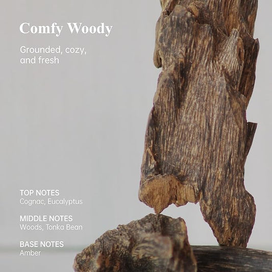 Atom Fresh Hand Cream for Women, Comfy Woody | Deep Repair Hand Lotion with Ceramides & Niacinamide | Strengthens Skin Barrier & Soothes Dry, Sensitive Hands | Fast-Absorbing, Vegan (3.4 fl oz)