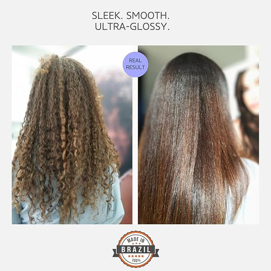 Brazilian Keratin Straightening Treatment KIT 2fl.oz Buriti Liss Collagen Pro For all hair types