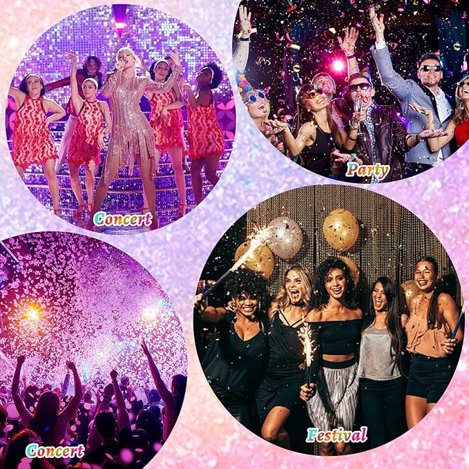 Violet Face and Body Glitter Stick for Sparkling Makeup, Hair Glitter Accessories for Women, Highlighting Stick for Fairy Dust Makeup, Cheerful Face Glitter for Festive Parties and Carnivals