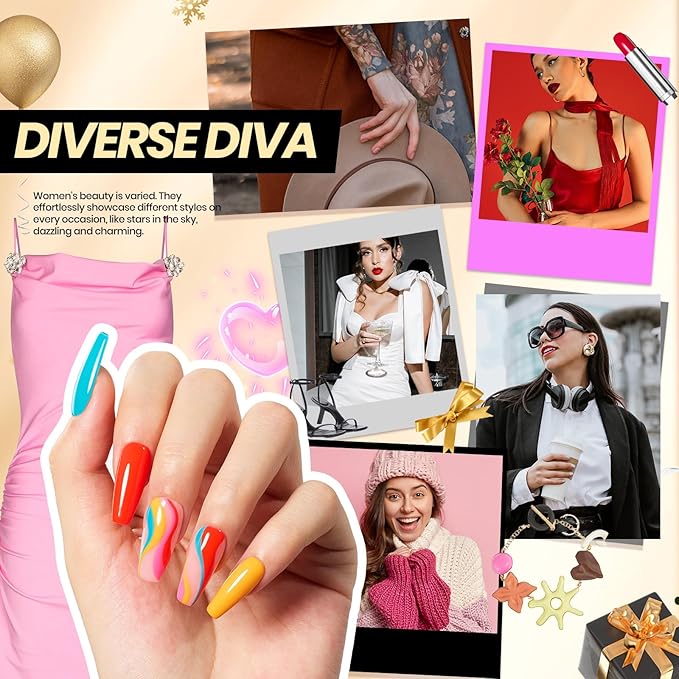 Beetles 85 Pcs Gel Nail Polish Kit with U V Light - 55 Colors Nails Kit Jelly Pink Red Gel Nail Polish Style Manifesto with Base Top Coat for Winter Christmas DIY Manicure Set Gifts for Women Teens