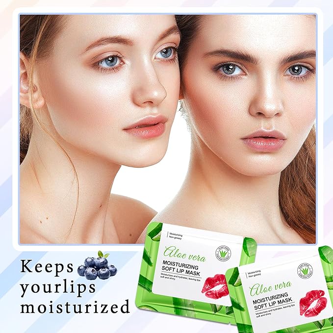30PCS Moisturizing Lip Masks Set, Overnight Bulk Lip Patches, Long-lasting Hydrating Sleeping Lip Plumping Masks for Women 06