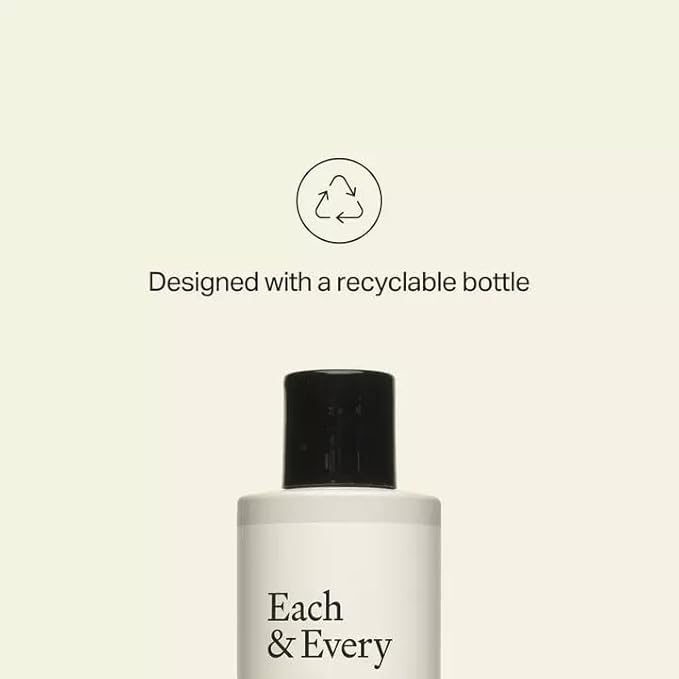 Each & Every Sensitive Skin Body Wash for Women & Men - Rose & Vanilla - Moisturizing All Natural Body Wash & Shower Gel in Recyclable Packaging - Paraben, Sulfate & Cruelty-Free (10 Fl Oz)