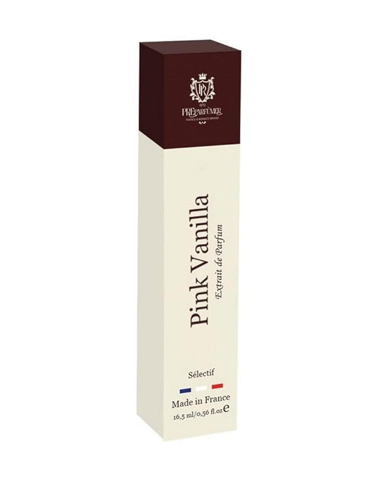 From France Pink Vanilla for Women 16ml – Floral Gourmand Scent From France – Luxury Fragrance with Saffron, Rose – Long Lasting Perfume With Caramel and Vanilla Notes