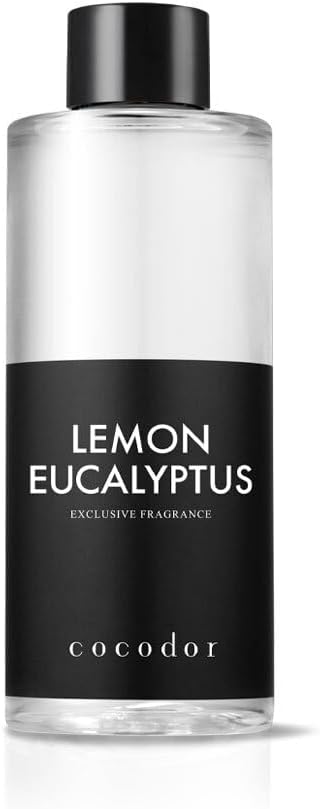 COCODOR Reed Diffuser Oil Refill/Lemon Eucalyptus /6.7oz / 1 Pack/Aromatherapy, Home Fragrance, Scented Oils, Oils for Reed Diffuser, Bathroom Home Decor