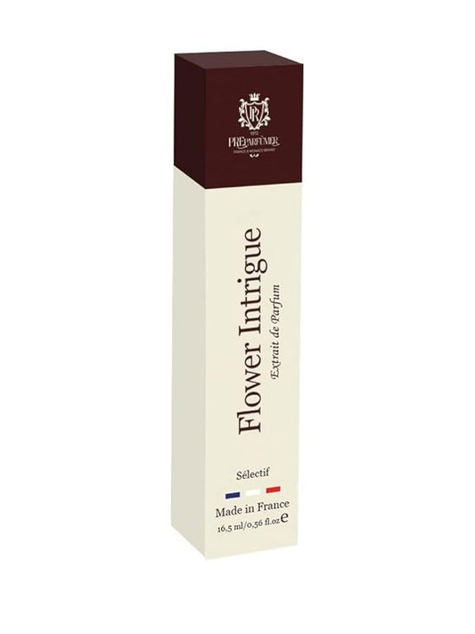 From France Flower Intrigue for Women 16ml – Fresh Aquatic Floral Scent From France – Luxury Fragrance with Lotus, Mint – Long Lasting Perfume With Amberwood and Oud Notes