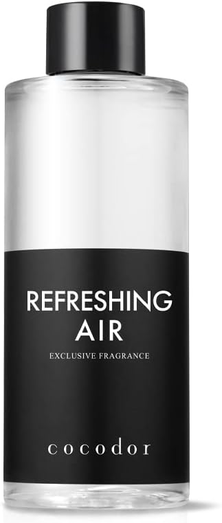 COCODOR Reed Diffuser Oil Refill/Refreshing Air/6.7oz(200ml)/1 Pack/Aroma Therapy, Home Fragrance, Scented Oils, Oils for Reed Diffuser, Office Décor, Decoration