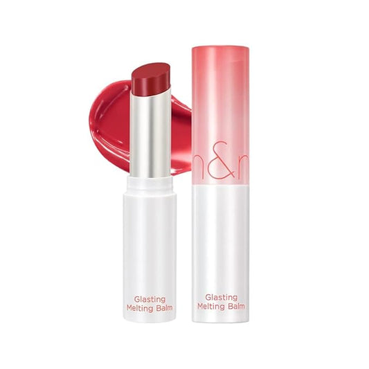rom&nd GLASTING MELTING BALM 04 HIPPIE BERRY - K-Beauty Hydrating Lip Gloss Stick for Crystal Water-Gloss Shine, Vivid Long-Lasting Tint & Plump, Non-Sticky Comfort