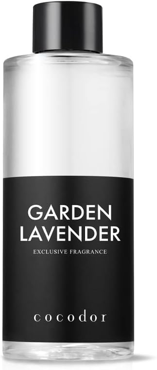 COCODOR Reed Diffuser Oil Refill/Garden Lavender /6.7oz / 1 Pack/Aromatherapy, Home Fragrance, Scented Oils, Oils for Reed Diffuser, Bathroom Home Decor