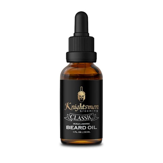 Men's Classic Beard Oil Made in Canada featuring Coconut Oil, Argan Oil, Jojoba Oil, Castor Oil, Grapeseed Oil + Vitamin E. (ORGANIC)