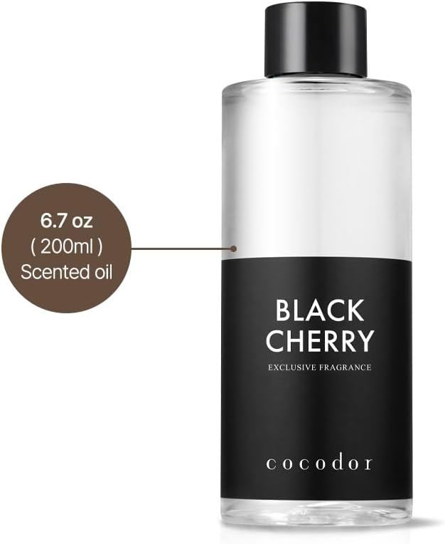 COCODOR Reed Diffuser Oil Refill/Pure Cotton/6.7oz(200ml)/1 Pack/Aroma Therapy, Home Fragrance, Scented Oils, Oils for Reed Diffuser, Office Décor, Decoration