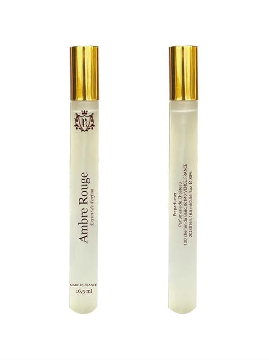 from France Ambre Rouge Perfume 16ml – Oriental Floral Scent – Elegant Fragrance with Saffron, Jasmine & Amber – Deep Oud Finish
