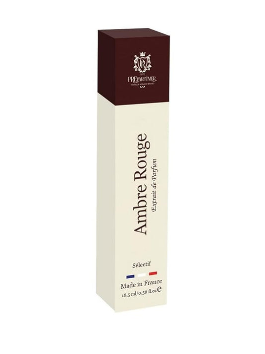 from France Ambre Rouge Perfume 16ml – Oriental Floral Scent – Elegant Fragrance with Saffron, Jasmine & Amber – Deep Oud Finish