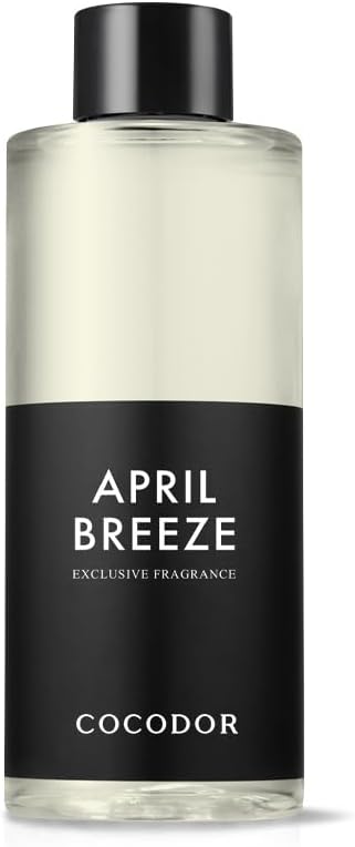 COCODOR Reed Diffuser Oil Refill/April Breeze /6.7oz / 1 Pack/Aromatherapy, Home Fragrance, Scented Oils, Oils for Reed Diffuser, Bathroom Home Decor